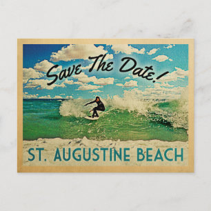 Postal De Anuncios San Agustín Salva La Fecha En Florida
