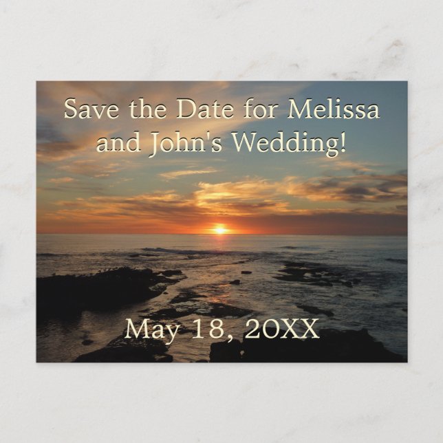 Postal De Anuncios San Diego Sunset II (Anverso)