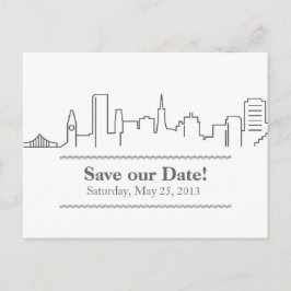 Postal De Anuncios San Francisco salva el Skyline de la ciudad de la 