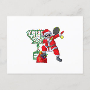Postal De Anuncios Santa haciendo dab en tenis navidad regalo hombres