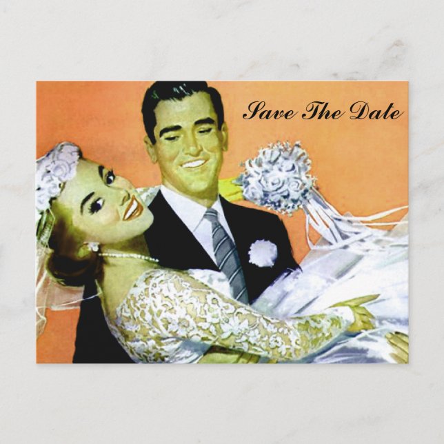 Postal De Anuncios save the date (Anverso)