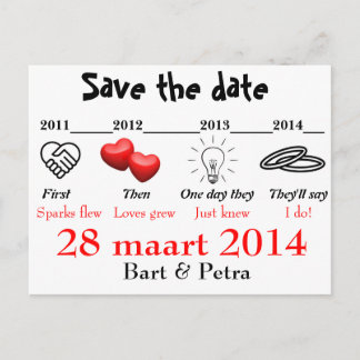 Postal De Anuncios Save the date