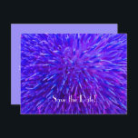 Postal De Anuncios Save the Date 90th Birthday Party, Purple Resumen<br><div class="desc">Un diseño abstracto de flores morado,  azul y rosa decora esta elegante postal "Save the Date". La parte posterior es morada clara. Ambos lados tienen letras blancas. ¡Muy elegante! Puede cambiar fácilmente el nombre,  edad,  fecha,  ubicación,  etc. Todos los derechos reservados © 2017 Alan & Marcia Socolik.</div>