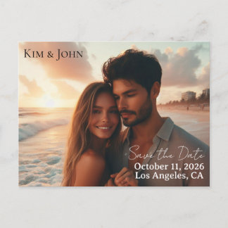 Postal De Anuncios Save the Date Announcement Postcard