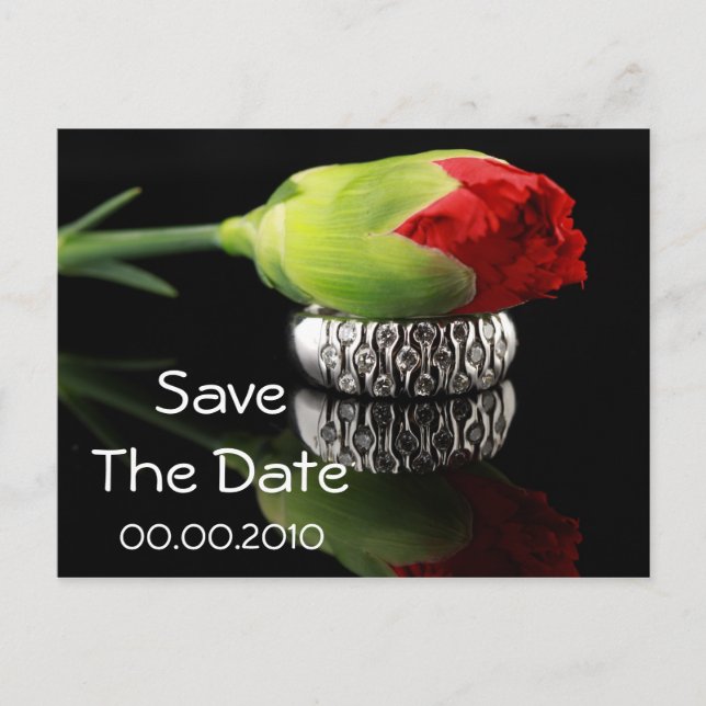 Postal De Anuncios SaveThe Date Event y Boda (Anverso)