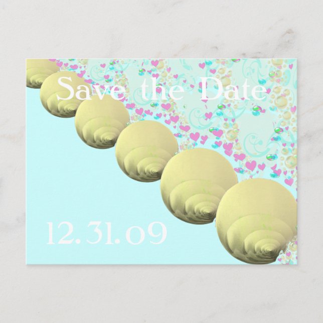Postal De Anuncios SeaShells BeachWedding (Anverso)