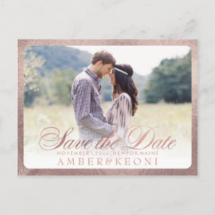 Postal De Anuncios Secuencia de comandos PixDezines Save the Date/Fan