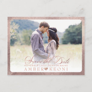 Postal De Anuncios Secuencia de comandos PixDezines Save the Date/Fan