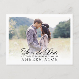 Postal De Anuncios Secuencia de comandos PixDezines Save the Date/Fan