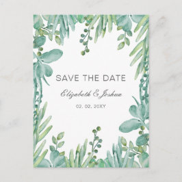 Postal De Anuncios Sensacional Suculentas Bodas Guardar la fecha