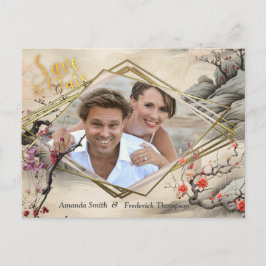 Postal De Anuncios Serene Tranquilidad Tema japonés Ikebana