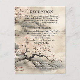 Postal De Anuncios Serenidad Tranquilidad Ikebana tema japonés