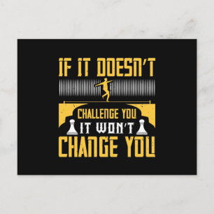 Postal De Anuncios Si no te desafía, no te cambiará
