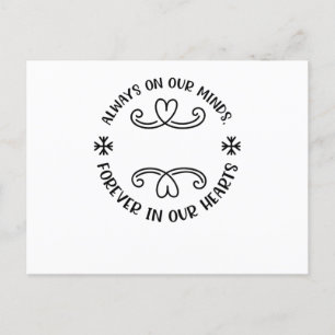 Postal De Anuncios Siempre en nuestras mentes, para siempre en nuestr