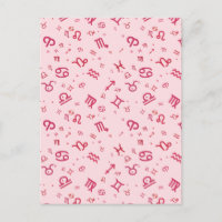 Signo del zodiaco de astrología rosa 