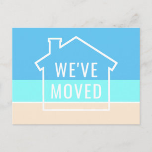 Postal De Anuncios Simple Beach House Moderno Nueva dirección residen