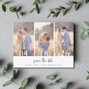 Postal De Anuncios Simple boda de fotos con presupuesto Guardar la fe