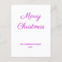 simple minimal añade tu texto christmas personaliz