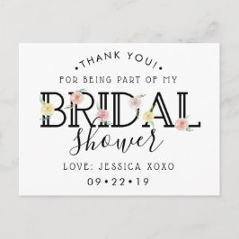 Postal De Anuncios Simplemente Moda Floral Garden Bridal Shower Graci