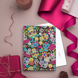 Postal De Anuncios Skulls Skeleton Gardener | Calaveras azucareras fl