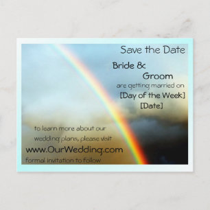 POSTAL DE ANUNCIOS SOBRE EL ARCO IRIS