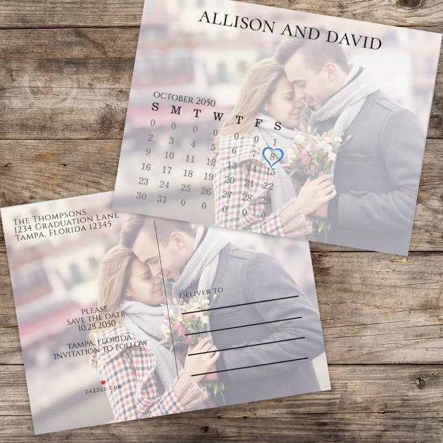 Postal De Anuncios Sobreposición simple de la foto del calendario Min (Subido por el creador)