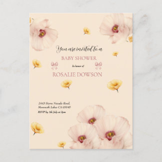 Postal De Anuncios Soft Floral Baby 