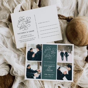 Postal De Anuncios Solicitud Romántica   Foto en Colaje Guardar la Fe