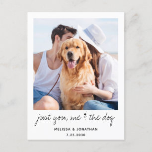 Postal De Anuncios Solo Tú Y Yo, El Elopement Del Boda Perro