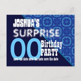 Postal De Anuncios Sorpresa de cumpleaños de cualquier año Guarde la