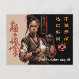 Postal De Anuncios Soy Kyokushin, Indestructible, Invencible