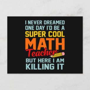Postal De Anuncios Soy profesor de matemáticas Matemáticas Amante de 