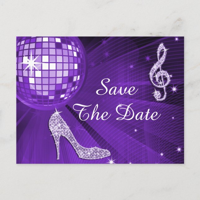Postal De Anuncios Sparkly Stiletto Heel 18º cumpleaños Guardar la fe (Anverso)