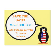 Sra. Pingüino Personalizada hablando en inglés est