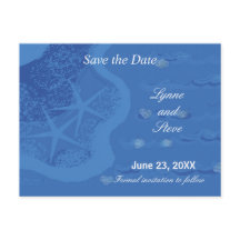 Starfish and Ocean Save the Date