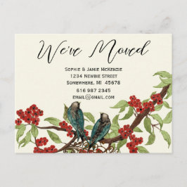 Postal De Anuncios Su foto en parte trasera Aves Antiguas ¡Nos hemos