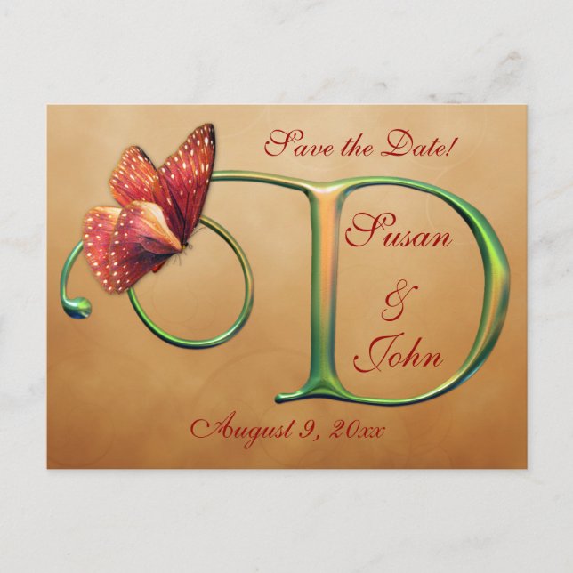 Postal De Anuncios Sueños de Mariposa (Anverso)