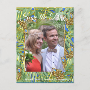 Postal De Anuncios Sueños del Templo Real del Pavo Real Dorado