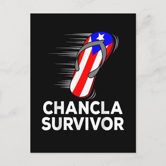 Postal De Anuncios Superviviente de chancla (Anverso)