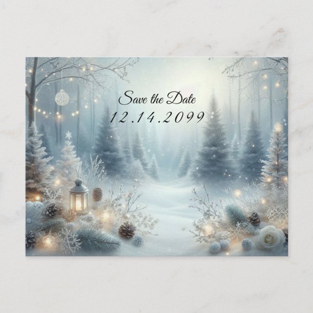 Postal De Anuncios Susurros de un Solsticio de Invierno (Anverso)