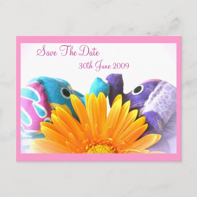 Postal De Anuncios Sweet Union - Salvar la Fecha (Anverso)