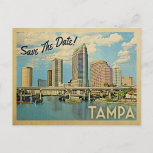 Postal De Anuncios Tampa Salva La Fecha Florida