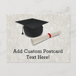 Postal De Anuncios Tapa de graduación Diploma personalizable