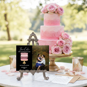 Postal De Anuncios Tarta Gratuita Foto Divertida Moderna Boda Save Th