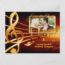 Postal De Anuncios Temas de Celebración para Amantes de la Música