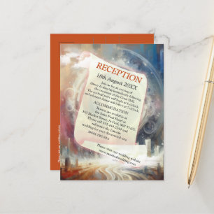 Postal De Anuncios Temas metafísicos atemporales de fantasía espiritu