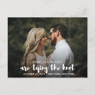 POSTAL DE ANUNCIOS TENDENCIA DE NOVIOS FOTO DE AVISO DE BODAS