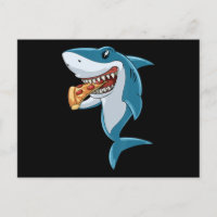 Tiburón Comiendo Pizza Amantes de Tiburón Amantes 