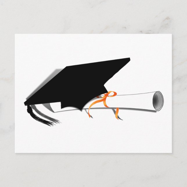 Postal De Anuncios Toga con diploma (Anverso)