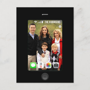 Postal De Anuncios Toma tu selfie una foto de Feliz Navidad